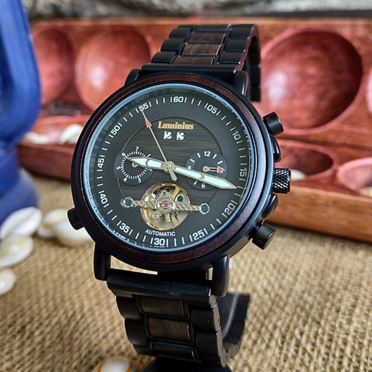 The Aviator Men's Wood Watch