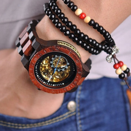 The Biscuit Men's Wooden Watch