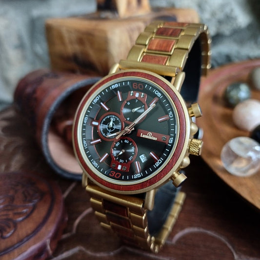 The Camelot Men's Wooden Watch