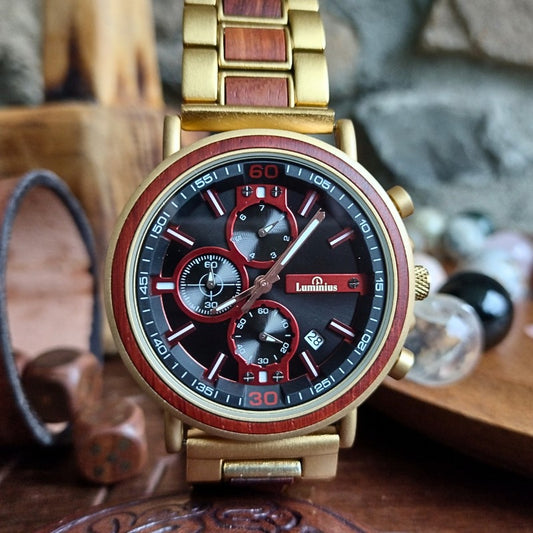 The Camelot Men's Wooden Watch