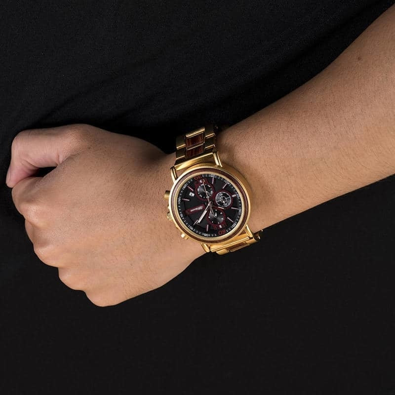 The Camelot Men's Wooden Watch