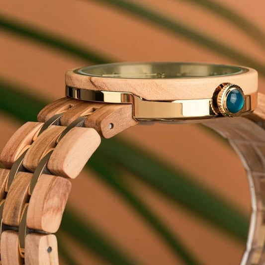 The Daisy Women's Wood Watch