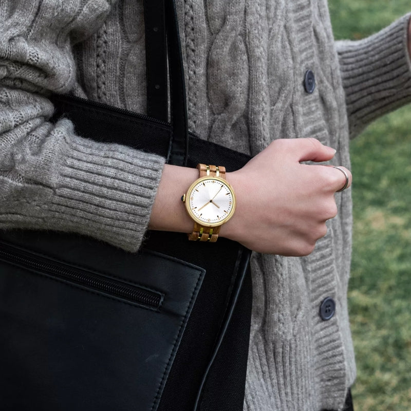 The Daisy Women's Wood Watch