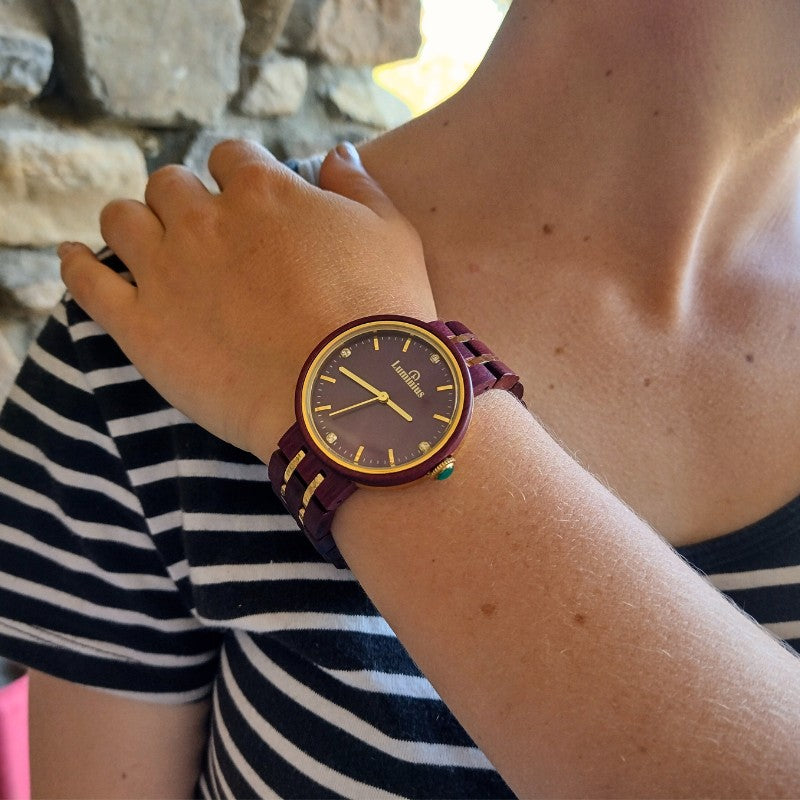 The Lilly Pilly Women's Wood Watch