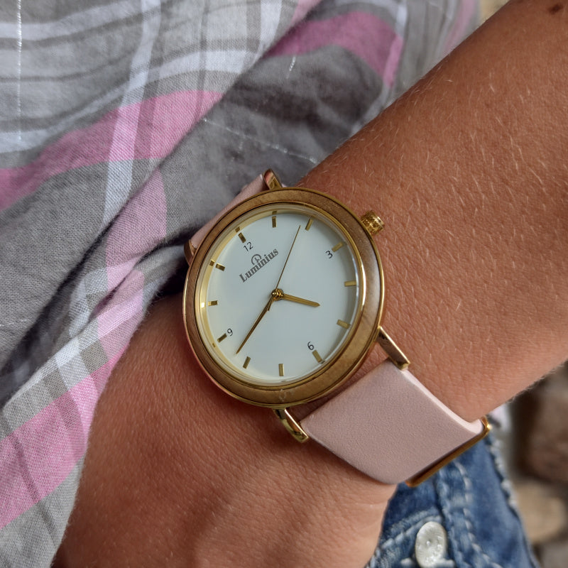 The Marshmallow Women's Wood Watch