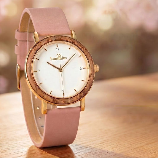 The Marshmallow Women's Wood Watch