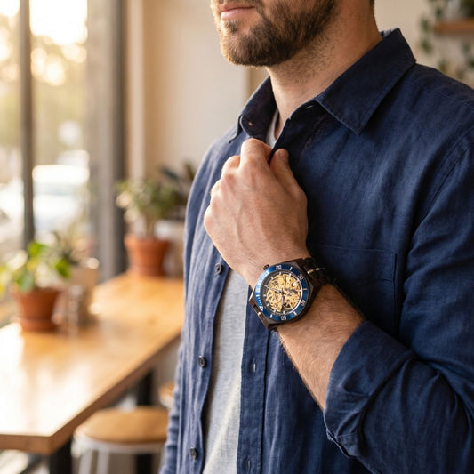 The Davidson Men's Wood Watch