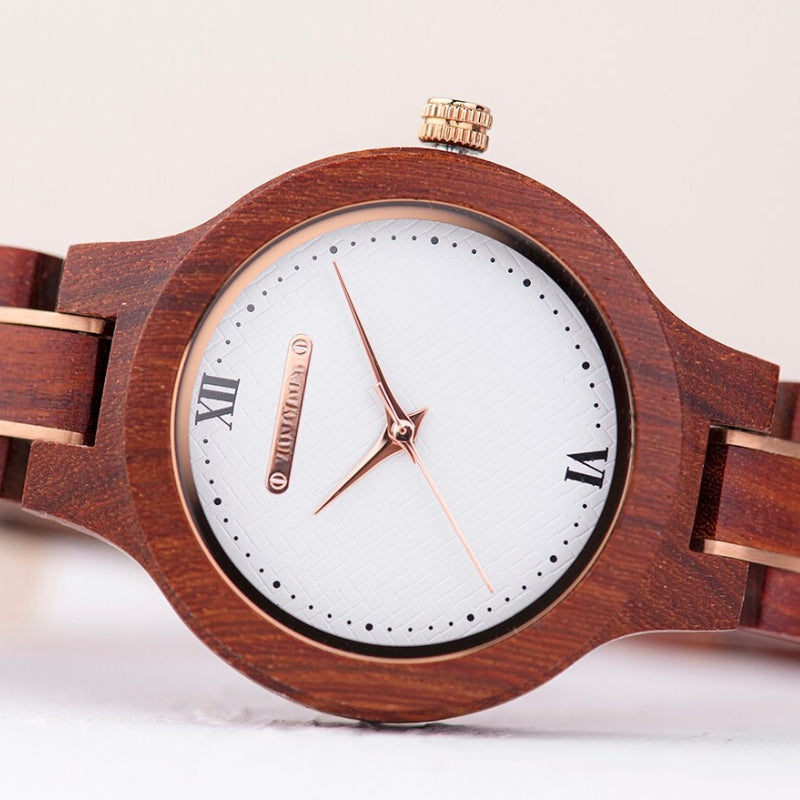 The Sunset Women's Wood Watch