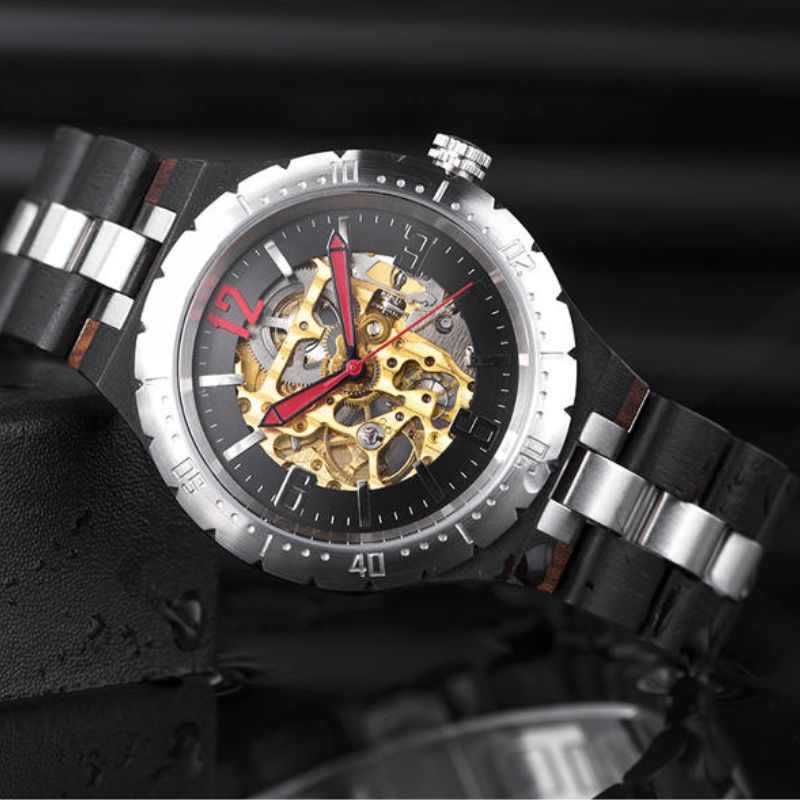 The Blacksmith Men's Wooden Watch