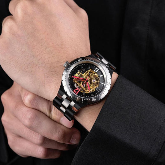 The Blacksmith Men's Wooden Watch