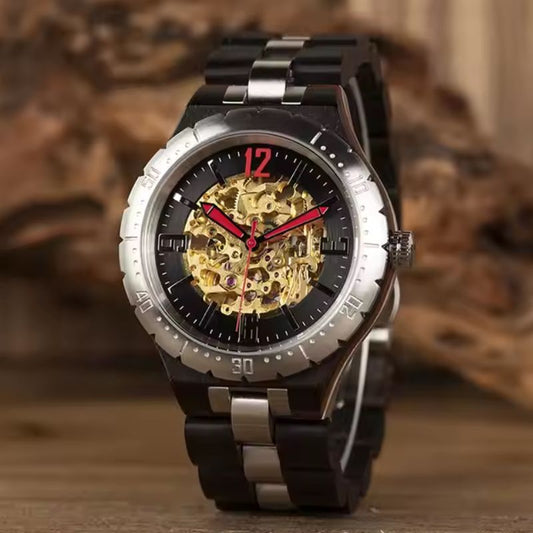 The Blacksmith Men's Wooden Watch