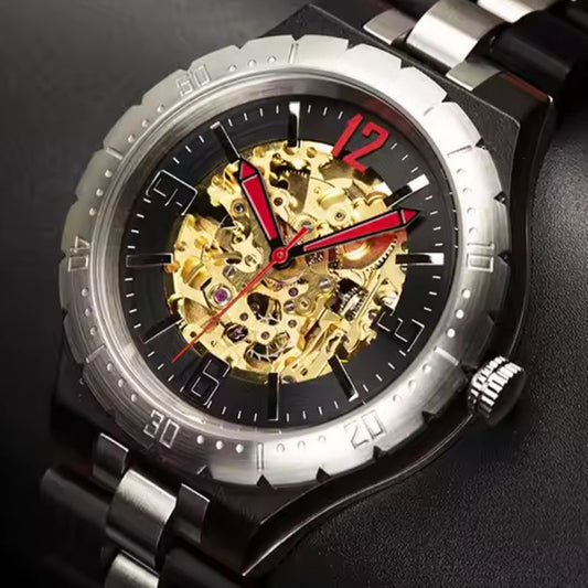 The Blacksmith Men's Wooden Watch