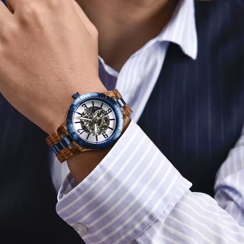 The Mariner Men's Wood Watch