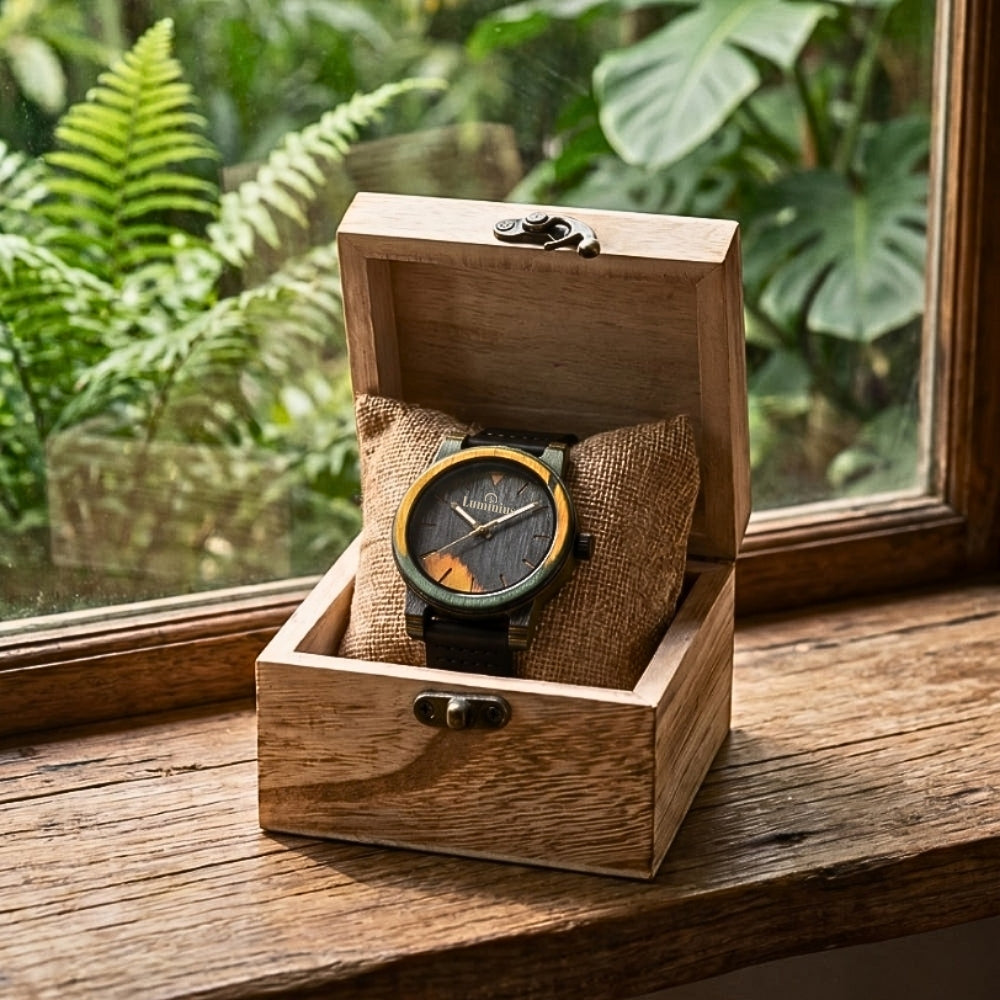 The Daintree Unisex Wood Watch