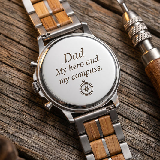 The Blue Oak Men's Wood Watch