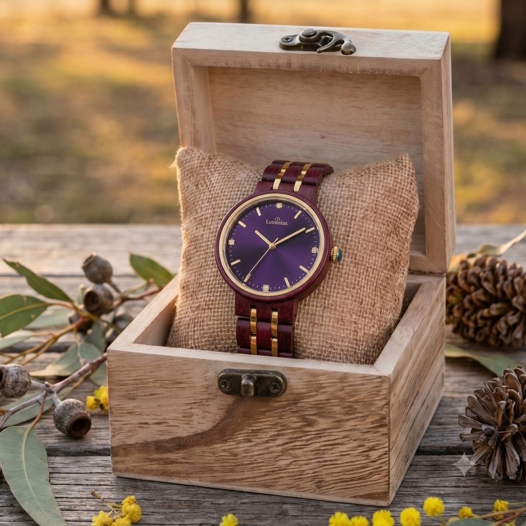 The Lilly Pilly Women's Wood Watch
