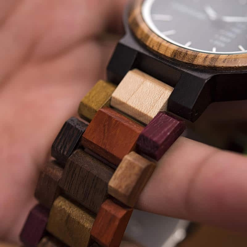 The Saddler Women's Wood Watch