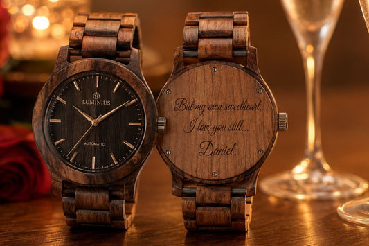 Five Years On: Wood Watch Engraving Ideas for Your Fifth Wedding Anniversary