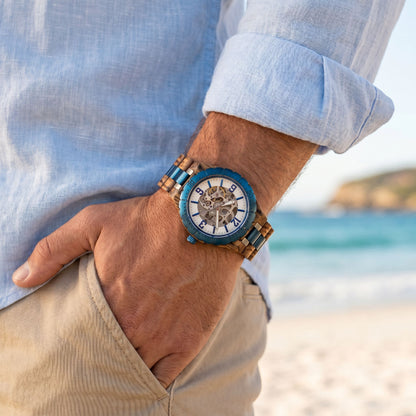 The Mariner Men's Wood Watch