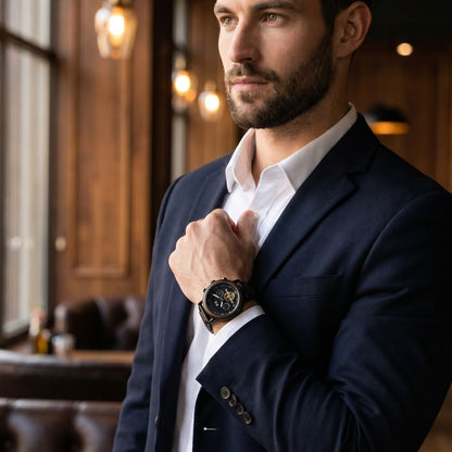 The Aviator Men's Wood Watch