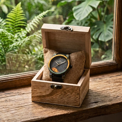 The Daintree Unisex Wood Watch
