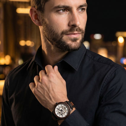 The Cathedral Men's Wooden Watch