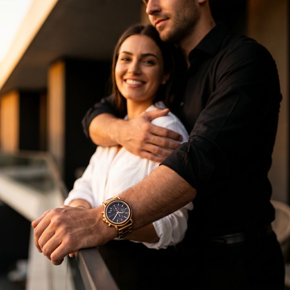 The Camelot Men's Wooden Watch