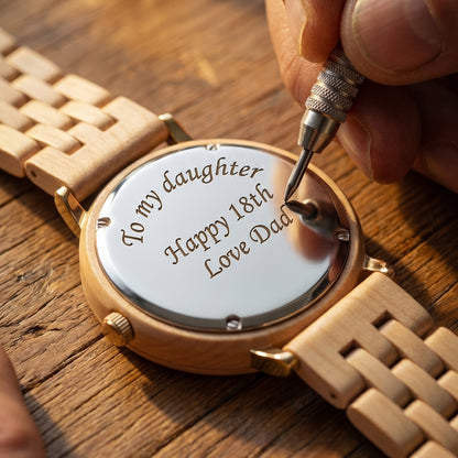 The Lemonade Women's Wood Watch