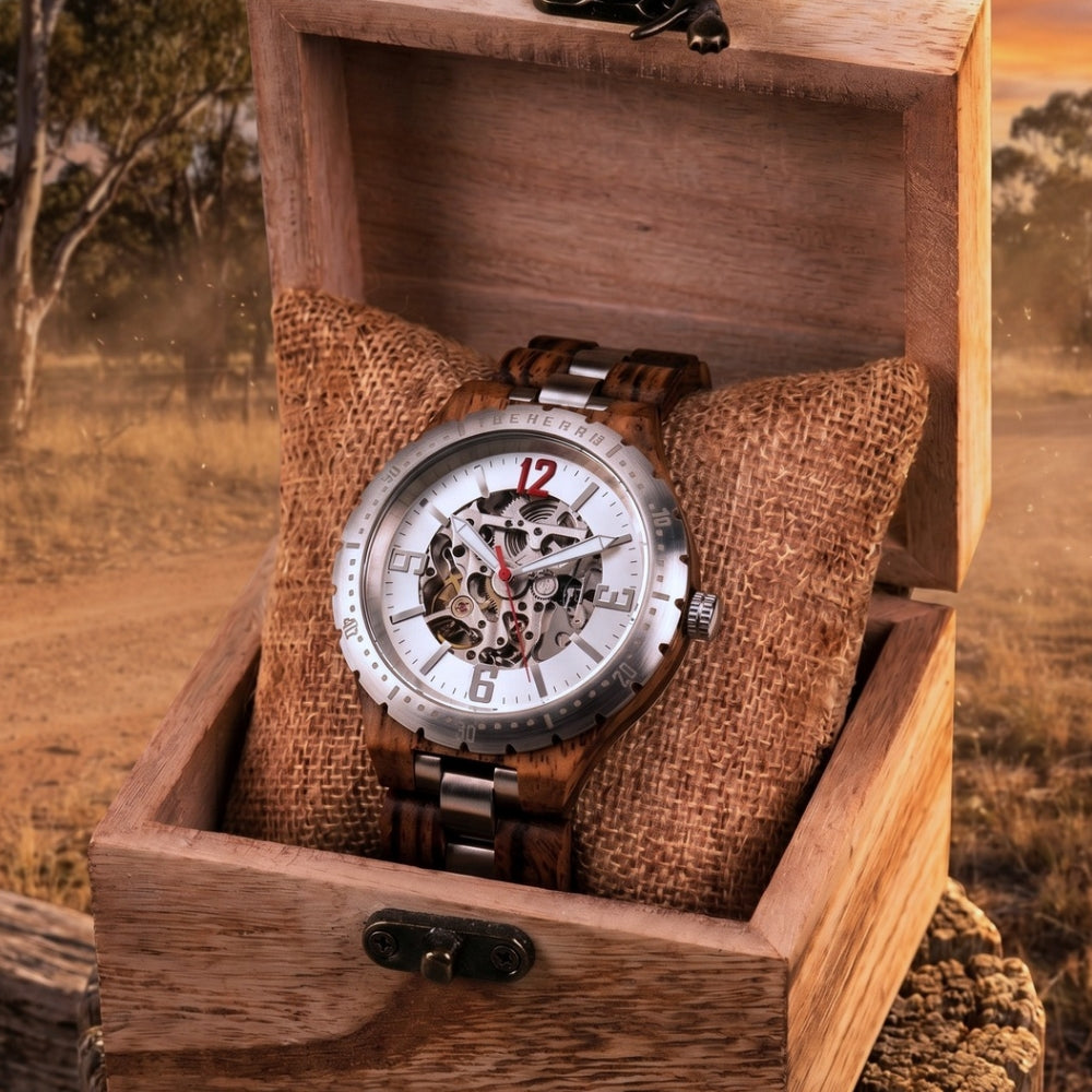 The Rodeo Men's Wood Watch