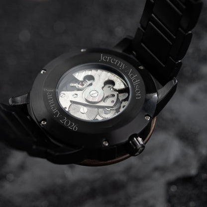 wood watch engraving