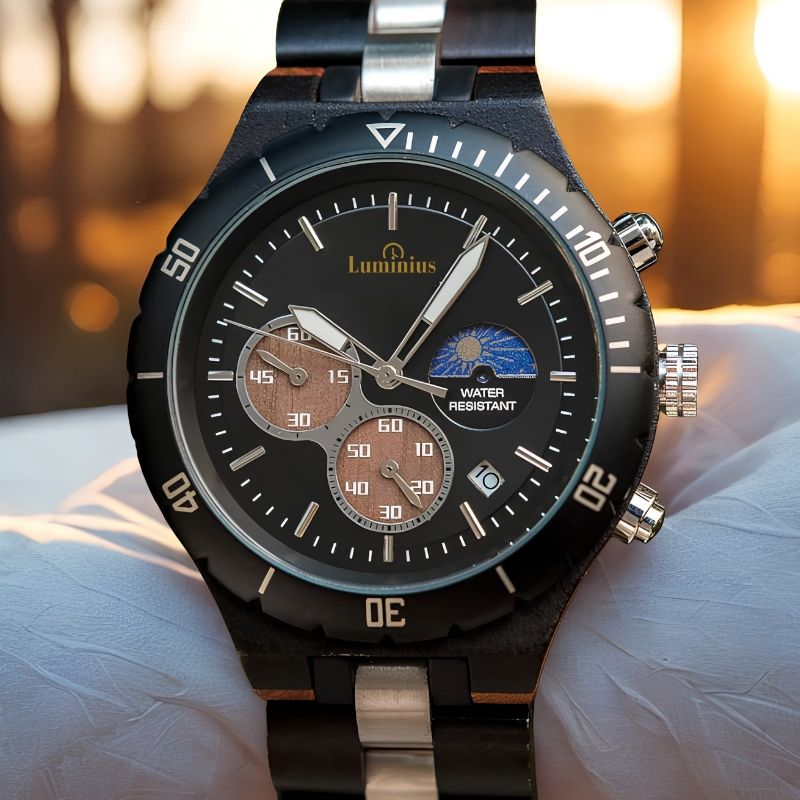 The Hunter Men's Wood Watch