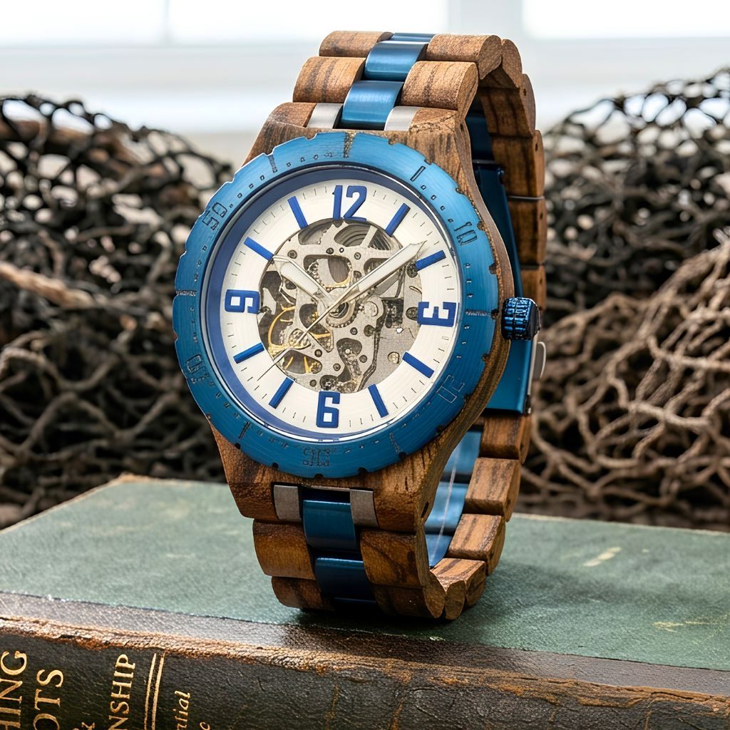 The Mariner Men's Wood Watch