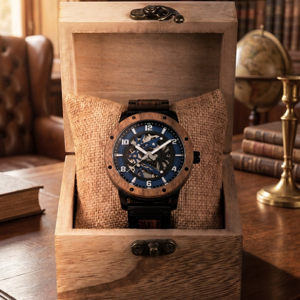 The Ulysses Men's Wood Watch