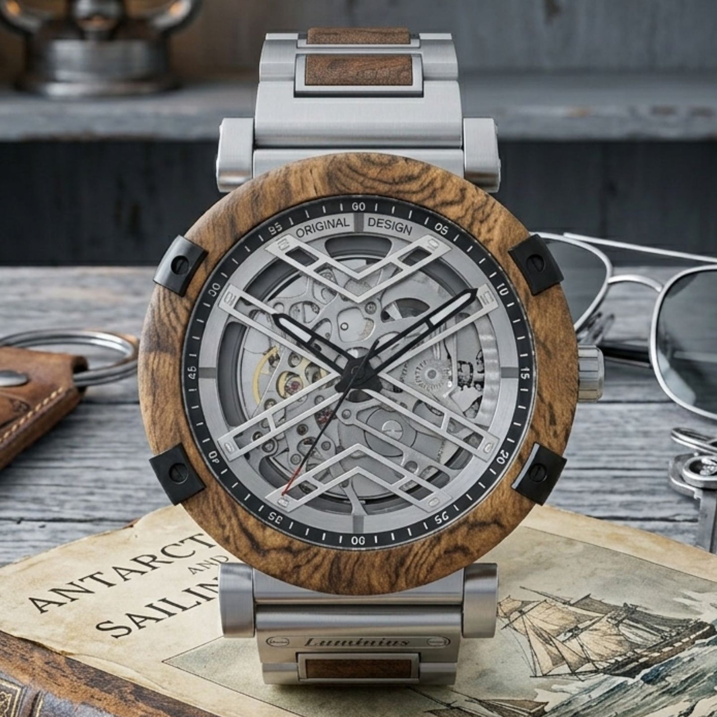 The Antarctic Men's Wood Watch