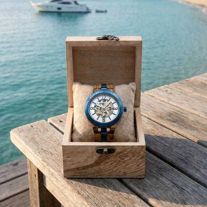 The Mariner Men's Wood Watch