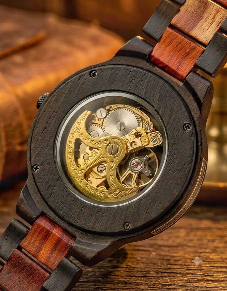 The Biscuit Men's Wooden Watch