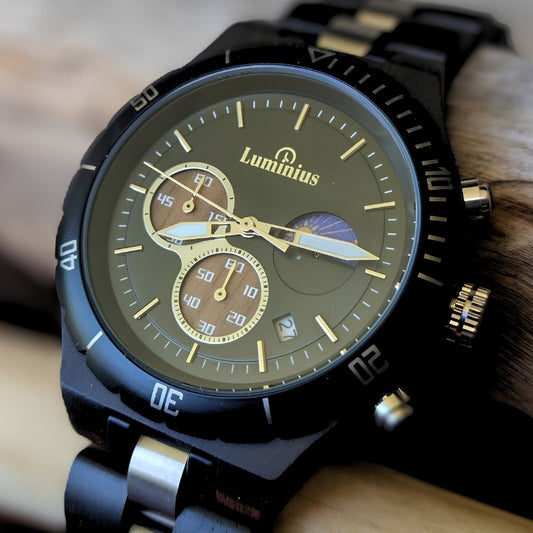 The Hunter Men's Wood Watch