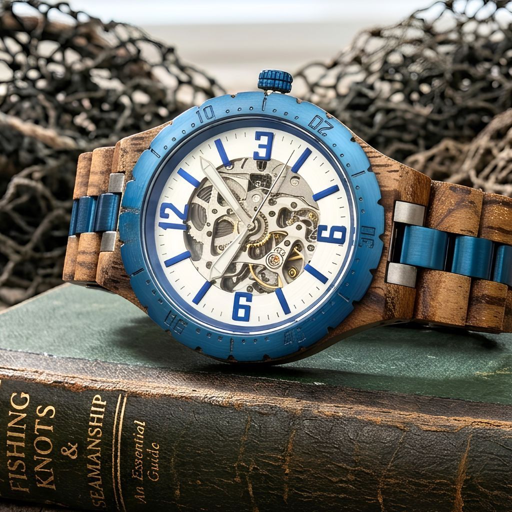 The Mariner Men's Wood Watch