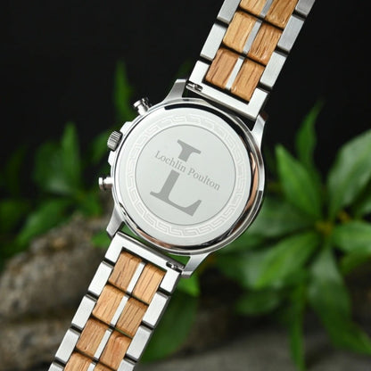 wood watch engraving Australia