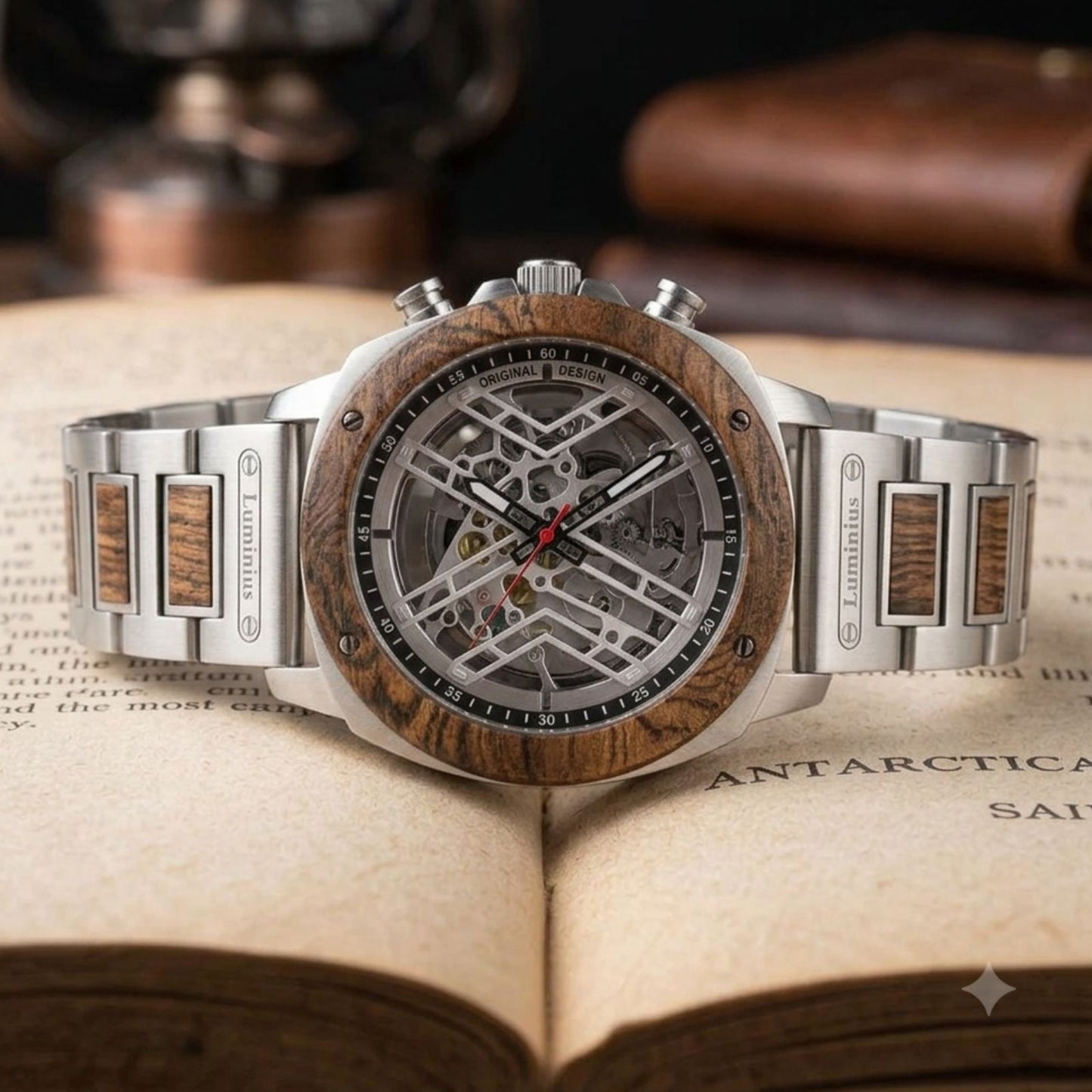 The Antarctic Men's Wood Watch