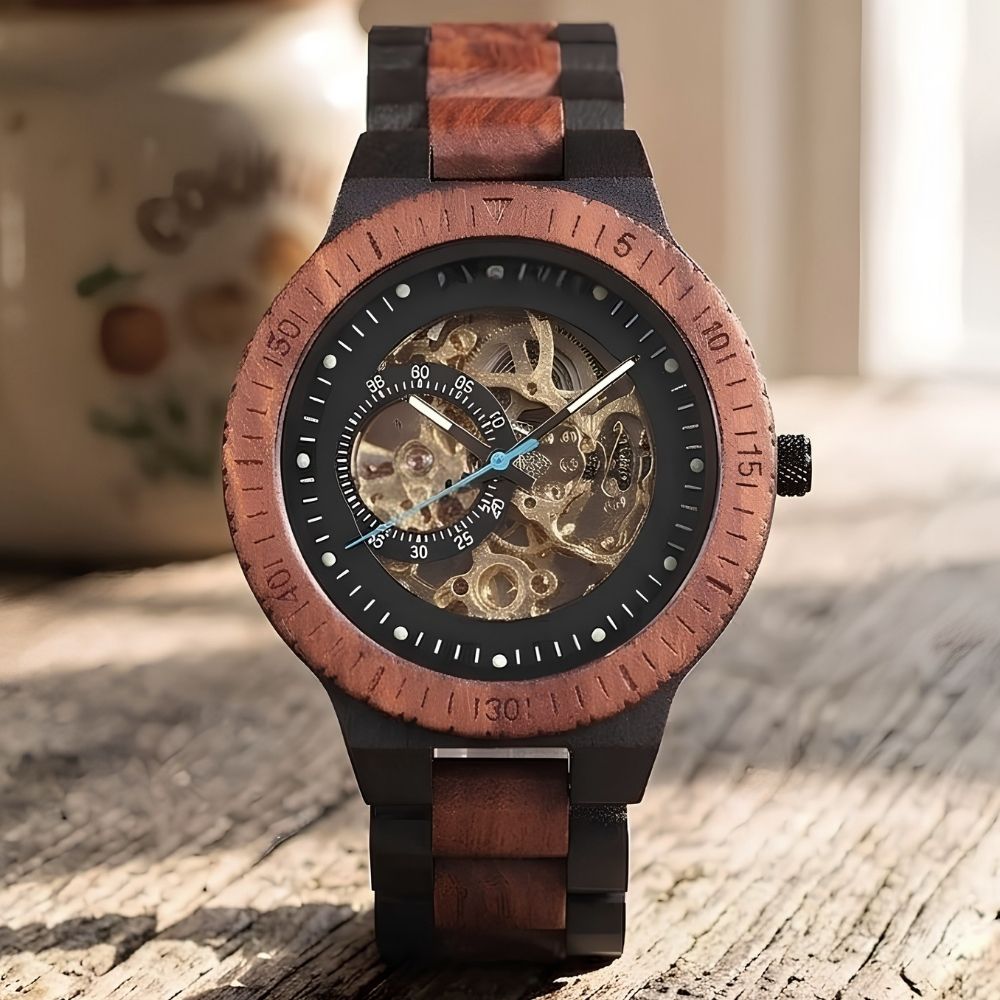 The Biscuit Men's Wooden Watch
