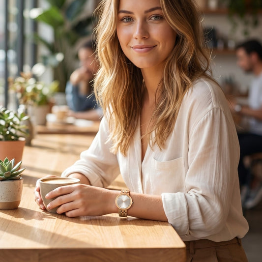 The Daisy Women's Wood Watch