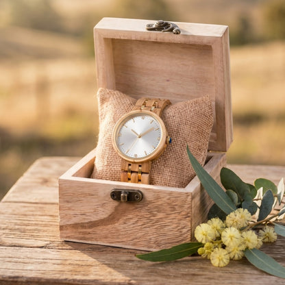 The Daisy Women's Wood Watch