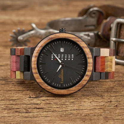 The Saddler Women's Wood Watch